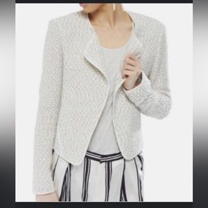 Derek Lam 10 Crosby Tweed Open Blazer